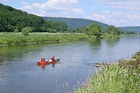 Kanu auf der Weser